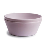Mushie Kinderschüssel 2er Set, Soft Lilac, rund, BPA-frei