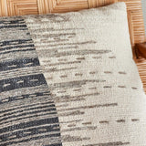 Bloomingville Seaford Kissen Natur 45x45 cm – Baumwolle, bestickt & dekorativ