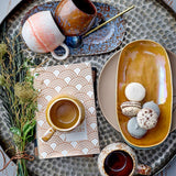 Bloomingville Paula Tasse Orange Steingut 275ml Kaffeetasse