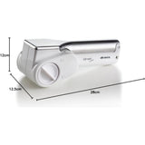 Ariete Gratì Metal Elektrische Reibe, Akku Käsereibe mit 2 Trommeln, für Käse, Schokolade, Nüsse