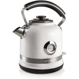 Ariete Moderna Wasserkocher, Weiß, 1,7L, Edelstahlgehäuse, 2000W, Modernes Design