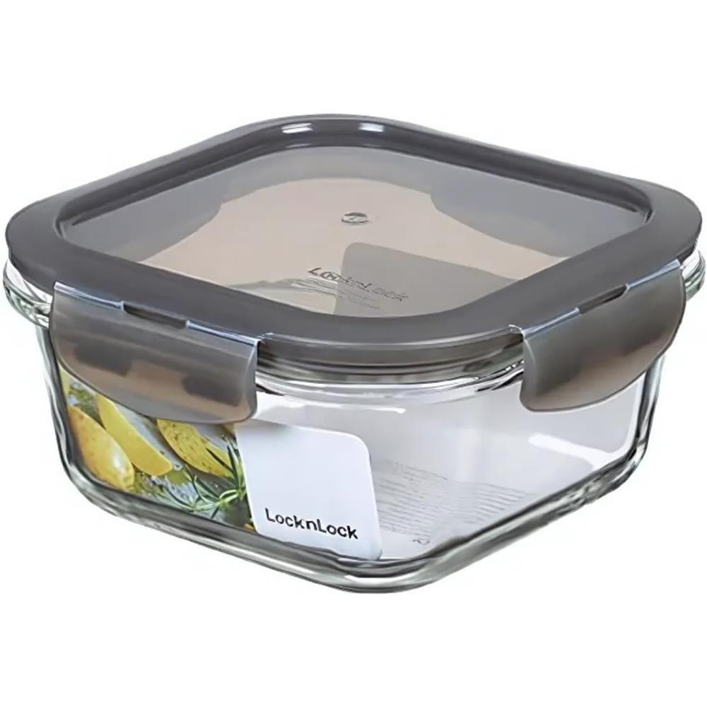 LocknLock Oven Glass Frischhaltedose 500 ml - Ofenform luftdicht auslaufsicher