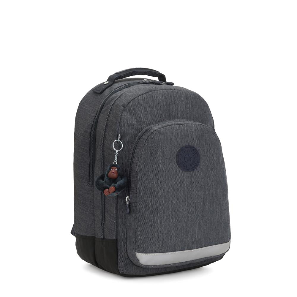 Kipling CLASS ROOM, Großer Schulrucksack mit 15-Zoll-Laptopfach, 28L, Marine Navy (blau)
