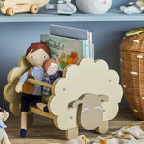 Bloomingville MINI Dolly Bücherständer Schaf grün MDF Kinderzimmer Regal