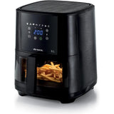 Ariete Airy Fryer, Schwarz, Heißluftfritteuse 6L, Touchscreen, 1300W
