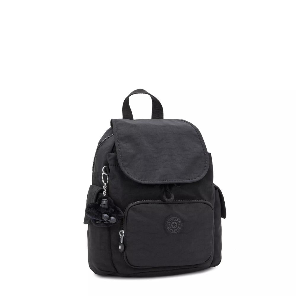 Kipling CITY PACK MINI, Extra kleiner Rucksack, Black Noir (schwarz), 9L, Kompakt & Stylisch