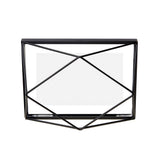 Umbra Prisma Geometrischer Bilderrahmen 20 x 15 x 7 cm zum Aufhängen oder Aufstellen Schwarz