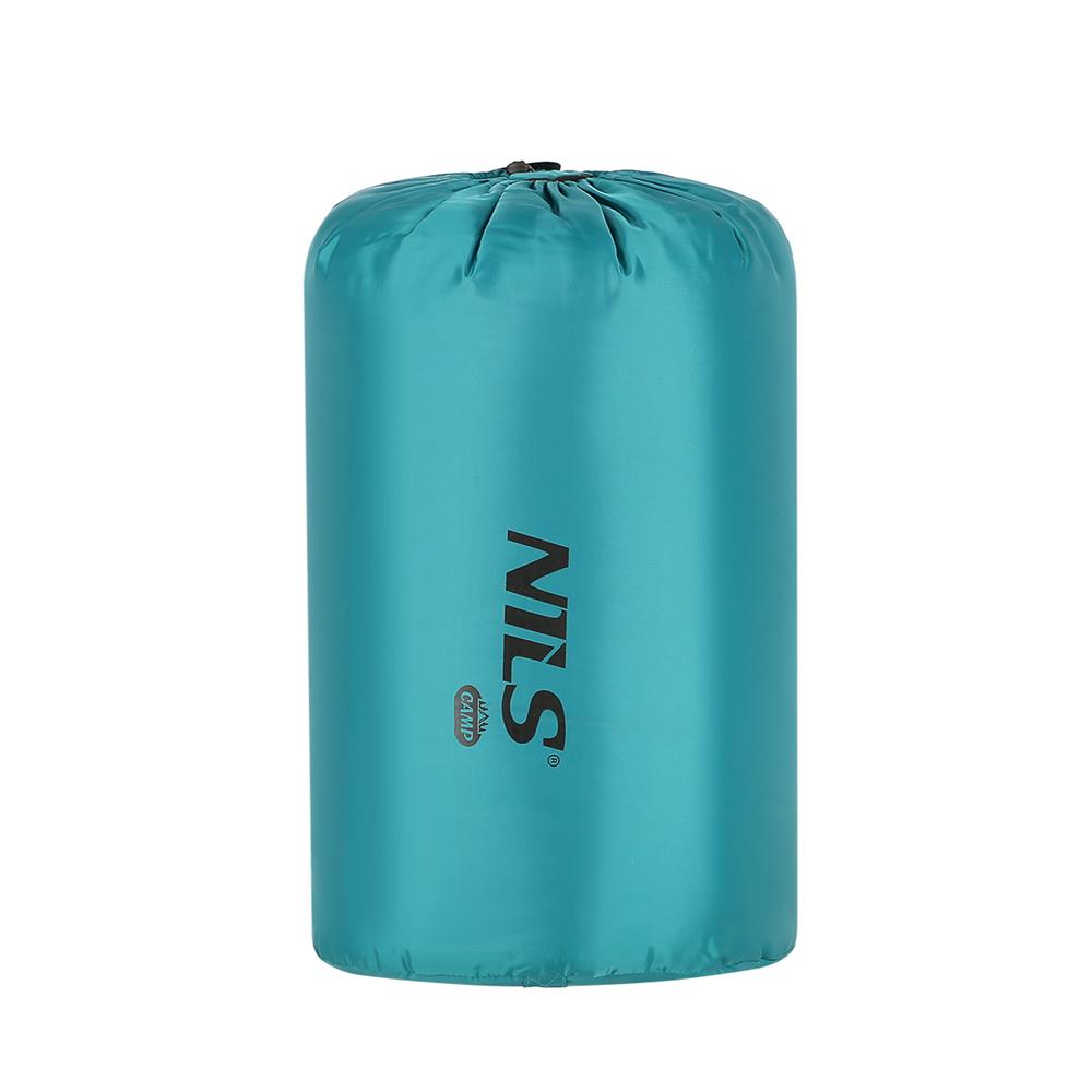 NILS CAMP Doppelschlafsack für 2 Personen Blau - warmer Campingschlafsack für Outdoor & Camping