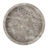 Bloomingville Ivette Tablett, rund, Marmor, 20 cm, dekorative elegante Schale