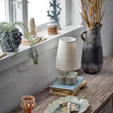 Bloomingville Malina Blumentopf Blau Steingut Landhausstil 17cm