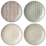 Bloomingville Karine Teller 4er Set 25cm aus Keramik im dänischen Design