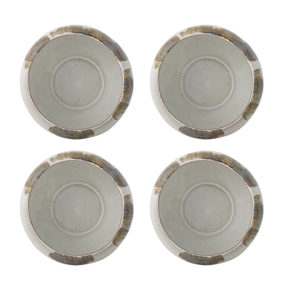 Bloomingville Jade Schalen Set 4-teilig Natur Steingut 400ml