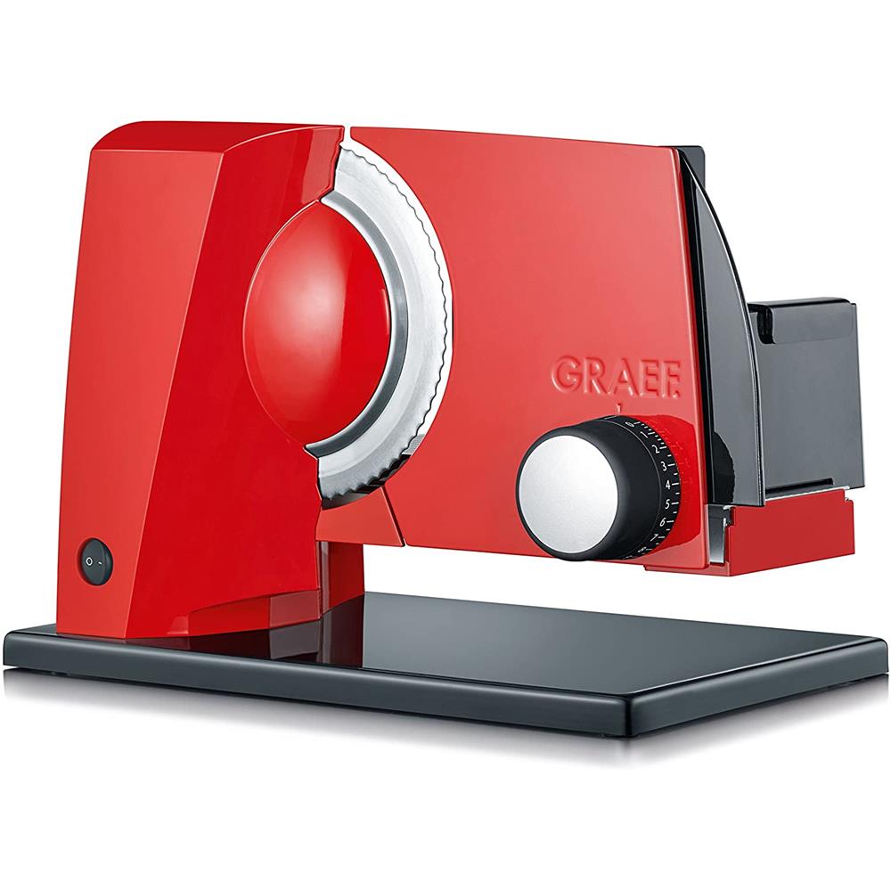 GRAEF Allesschneider SlicedKitchen S11003 rot Wellenschliffmesser | B-Ware