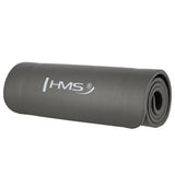 Yogamatte 183 x 61 x 1,5 cm Fitnessmatte Grau Gymnastikmatte rutschfest | HMS YM04