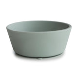 Mushie Silikon-Kinderschüssel, Cambridge Blue, Schüssel mit Rutschfestem Saugnapf