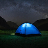 NILS CAMP Nightfall Zelt für 2 Personen in Blau - leichtes Campingzelt für Trekking, Berge & Outdoor