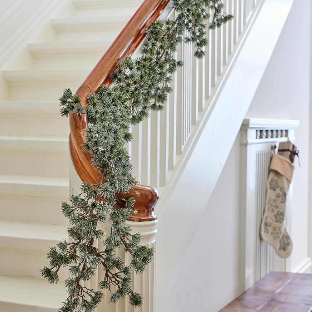 Bloomingville Cedar Girlande Grün Kunstgirlande Weihnachtsdeko 200 cm