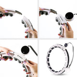 Hula Hoop Reifen mit LCD-Zähler, Magneten und Gewicht Weiß | HMS HHM16