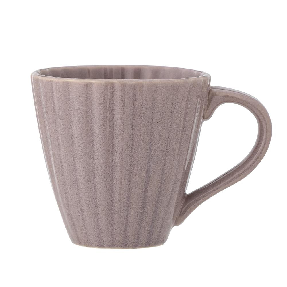 Bloomingville Latina Becher, Rose, Steingut, 220 ml, Tasse, dänisches Design