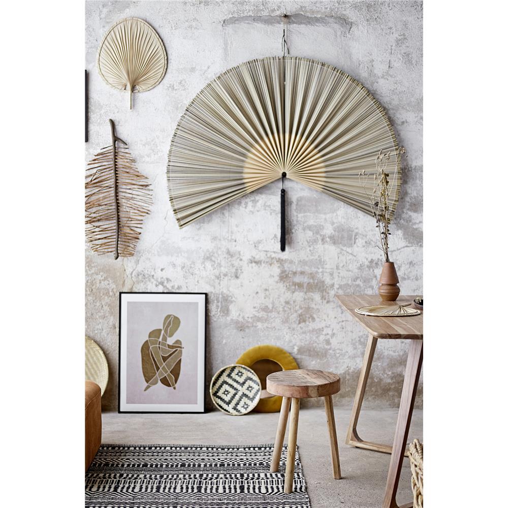 Bloomingville Jaime Wanddekoration Bambus Schwarz Wohnaccessoires dänisches Design