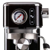 Ariete Moderna Espressomaschine Slim, Schwarz, Siebträgermaschine, 1-Tassen-Kaffeemaschine