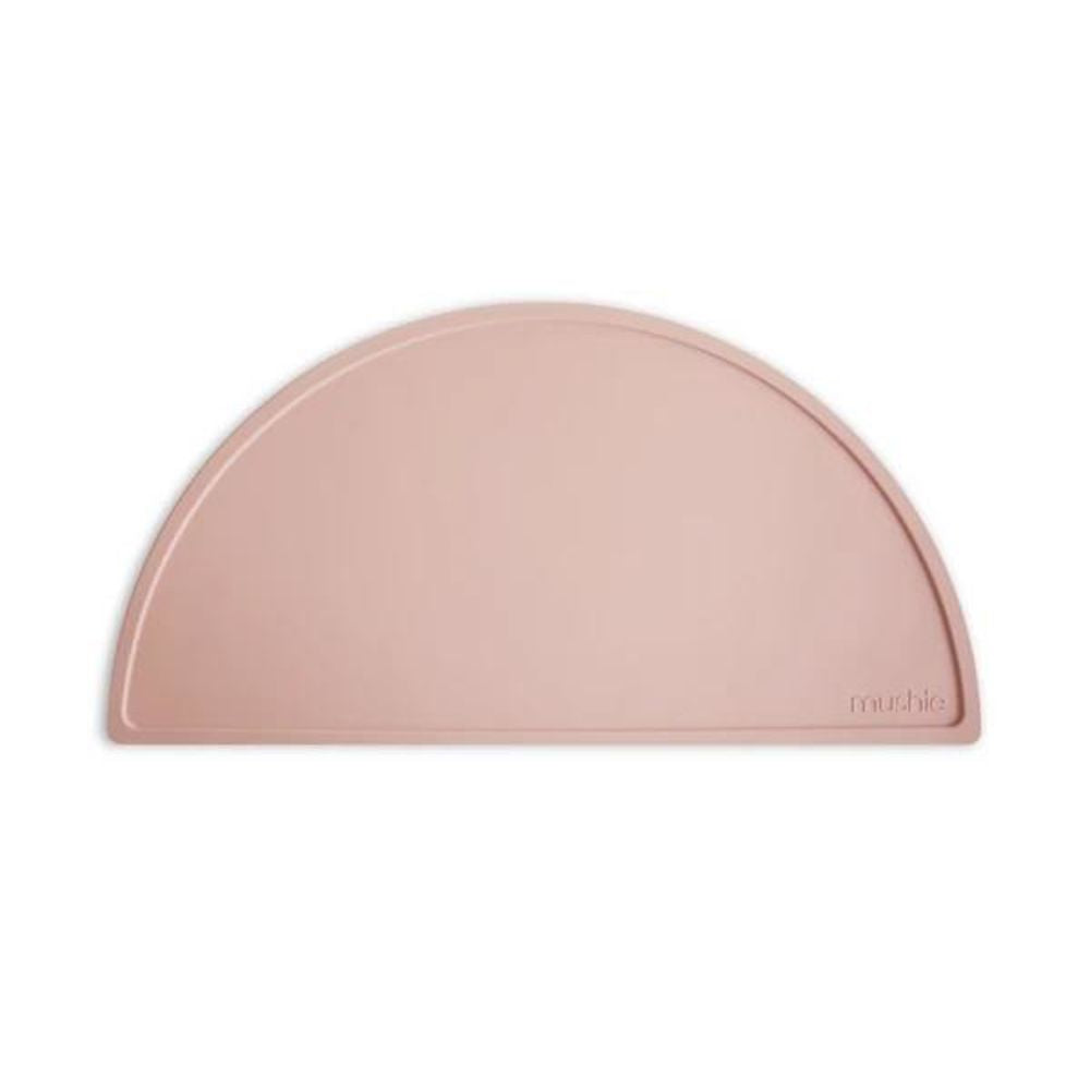 Mushie Silikon-Platzdeckchen, Blush, Tischset, BPA-frei