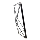Umbra Prisma Geometrischer Bilderrahmen 30x25 cm Schwarz Moderner stylischer Fotorahmen zum Aufhängen oder Aufstellen