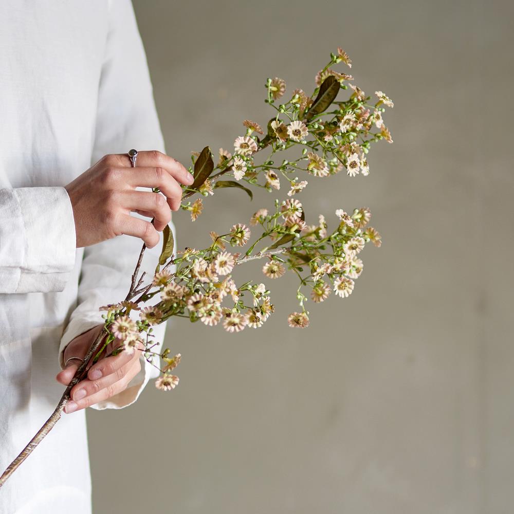 Bloomingville Waxflower Kunstblume Weiß 91cm naturgetreu Stiel