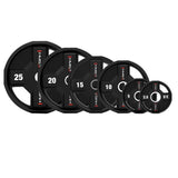Hantelscheibe 15 kg Gewichtsscheibe 50 mm Polyurethan | HMS TPC15