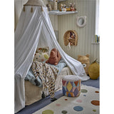 Bloomingville MINI Charlie Decke, Braun, mit recycelter Baumwolle, Kinderzimmer, dänisches Design