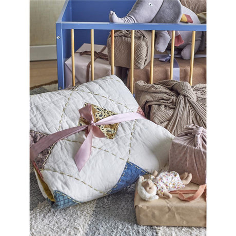 Bloomingville MINI Melua Tagesdecke Baumwolle Gesteppt 152 x 127 cm Kinderdecke