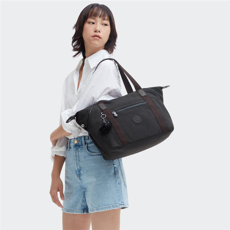 Kipling ART, Handtasche, Black Noir (schwarz), Tasche mit abnehmbaren Trägern & viel Stauraum