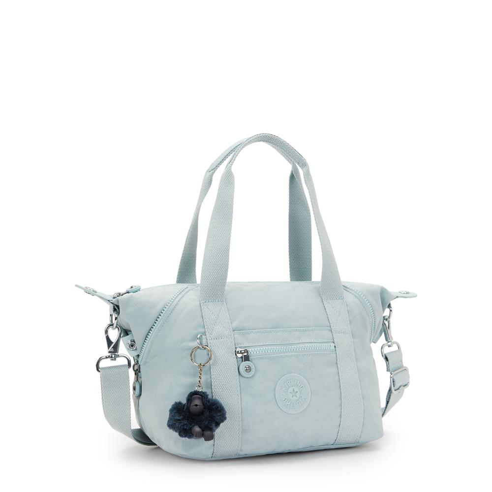 Kipling ART MINI, Mini Tote Bag, Breezy Blue (blau), Handtasche mit Schultergurt