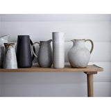 Bloomingville Taupe Krug in Grau 1,1L aus Steingut im dänischen Design