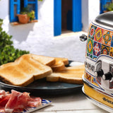 Ariete Positano Toaster, Mediterranes Design, 4-Scheiben-Toaster mit 6 Bräunungsstufen
