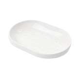 Umbra Step Seifenschale Weiß ovale Seifenablage aus Melamin für Badezimmer und Küche