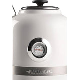 Ariete Moderna Wasserkocher, Weiß, 1,7L, Edelstahlgehäuse, 2000W, Modernes Design