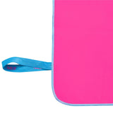 NILS Mikrofaserhandtuch 140x70 cm in Rosa - schnelltrocknendes Handtuch für Camping, Strand & Sport