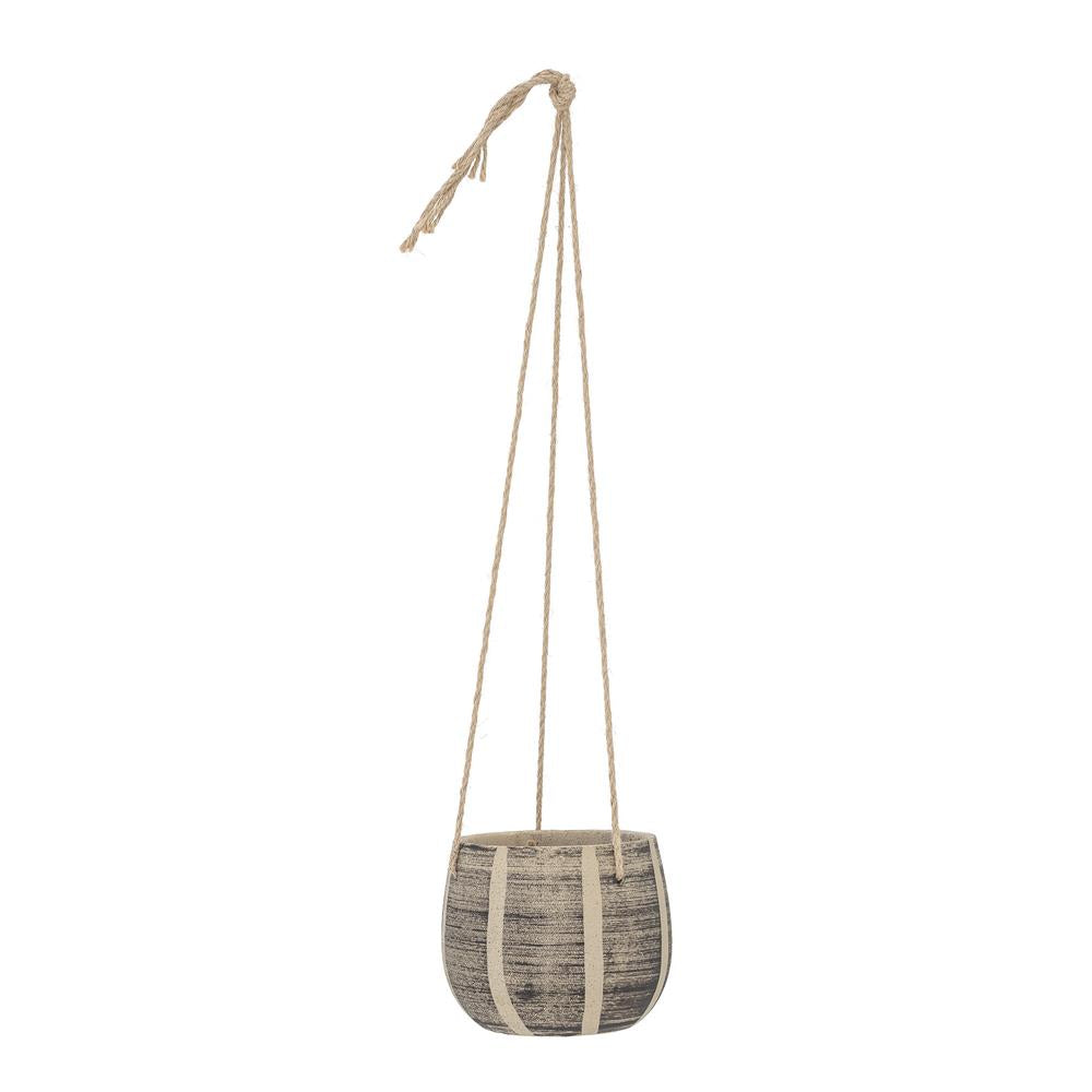 Bloomingville Madi Blumenampel Beige Steingut 15,5 x 13 cm Blumentopf