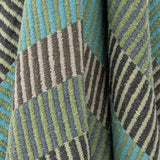 Bloomingville Isnel Decke blau recycelte Baumwolle 160x130 cm