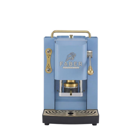 Faber Pro Deluxe 3.0 Turquoise Messing ESE Pad Kaffeemaschine 44 mm