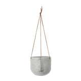 Bloomingville Ileana Blumentopf Steingut Grau 17 x 55 x 15,5 cm Hängeblumentopf Boho