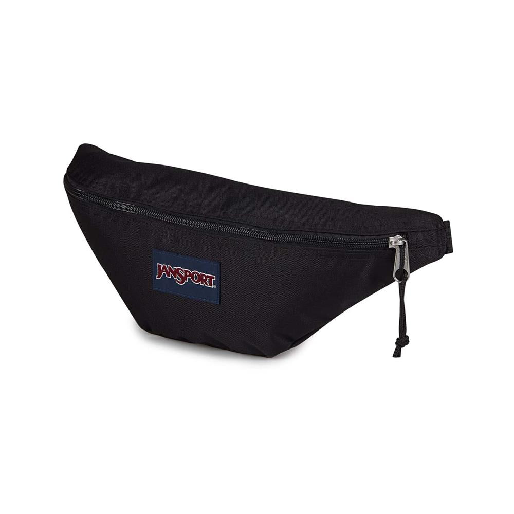 JanSport Swing Waistpack, Gürteltasche, Black (schwarz), 4L mit 2 Reißverschlussfächern