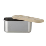 Bloomingville MINI Agnes Brotdose, Natur, Edelstahl