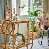 Bloomingville Petalia Vase Rose Steingut D15,5xH17 cm – elegante Rosenvase