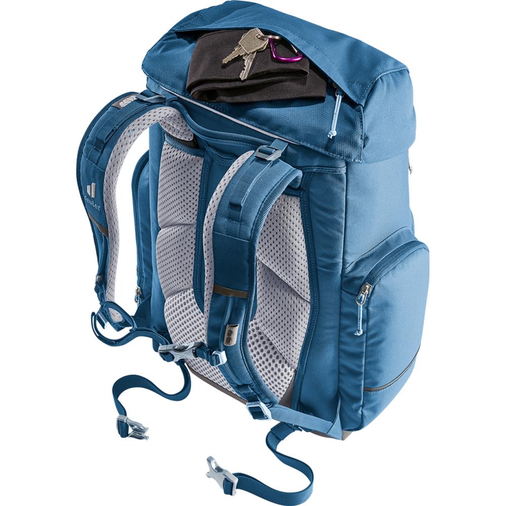 deuter Scula, Schulrucksack, wave (blau), 30L, Schulranzen