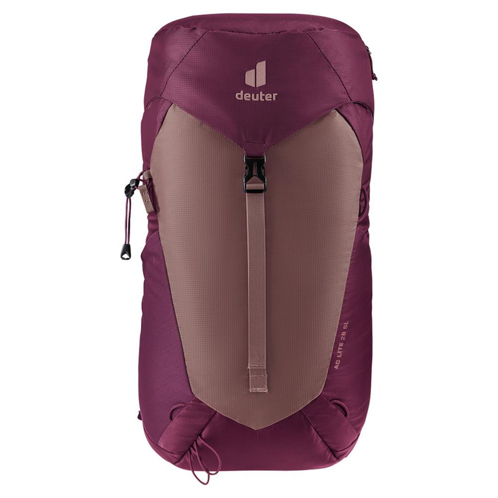 deuter AC Lite 28 SL, Wanderrucksack, ashrose-cassis (braun), 28L