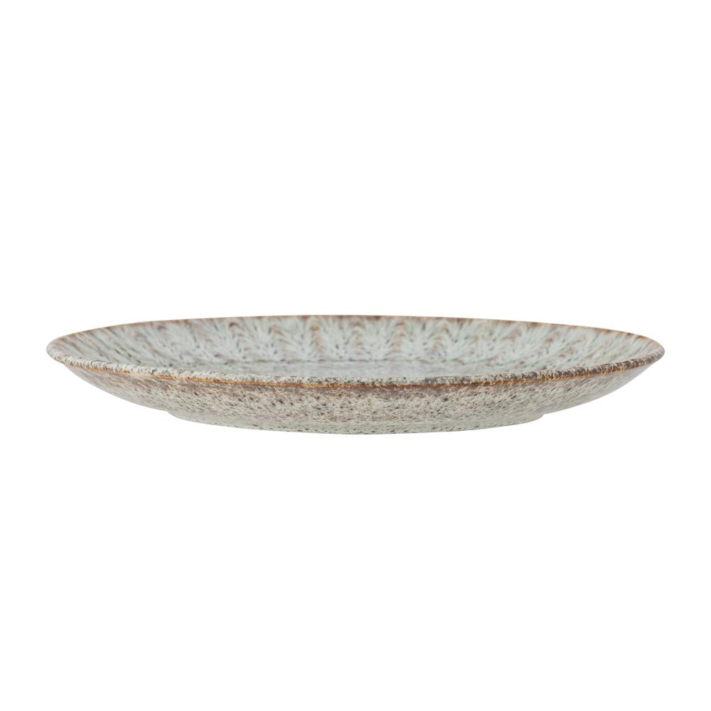 Bloomingville Fleur Teller Natur Steingut mediterran 27cm