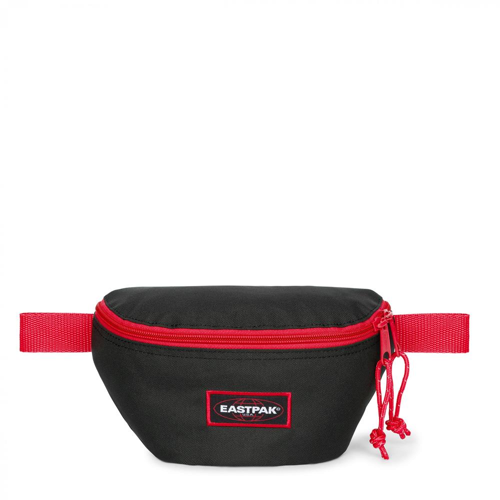 Eastpak SPRINGER, Kleine Umhängetasche, Kontrast Scarlet (rot) , 2L, Bauchtasche