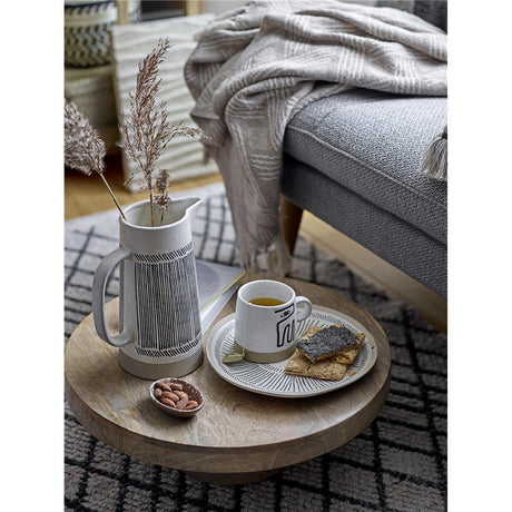 Bloomingville Eliana Becher 3er Set Grau Steingut 360 ml Tasse Dekotasse dänisches Design